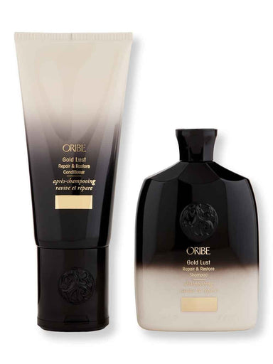 Oribe Oribe Gold Lust Repair & Restore Shampoo 8.5 oz & Conditioner 6.8 oz Hair Care Value Sets 