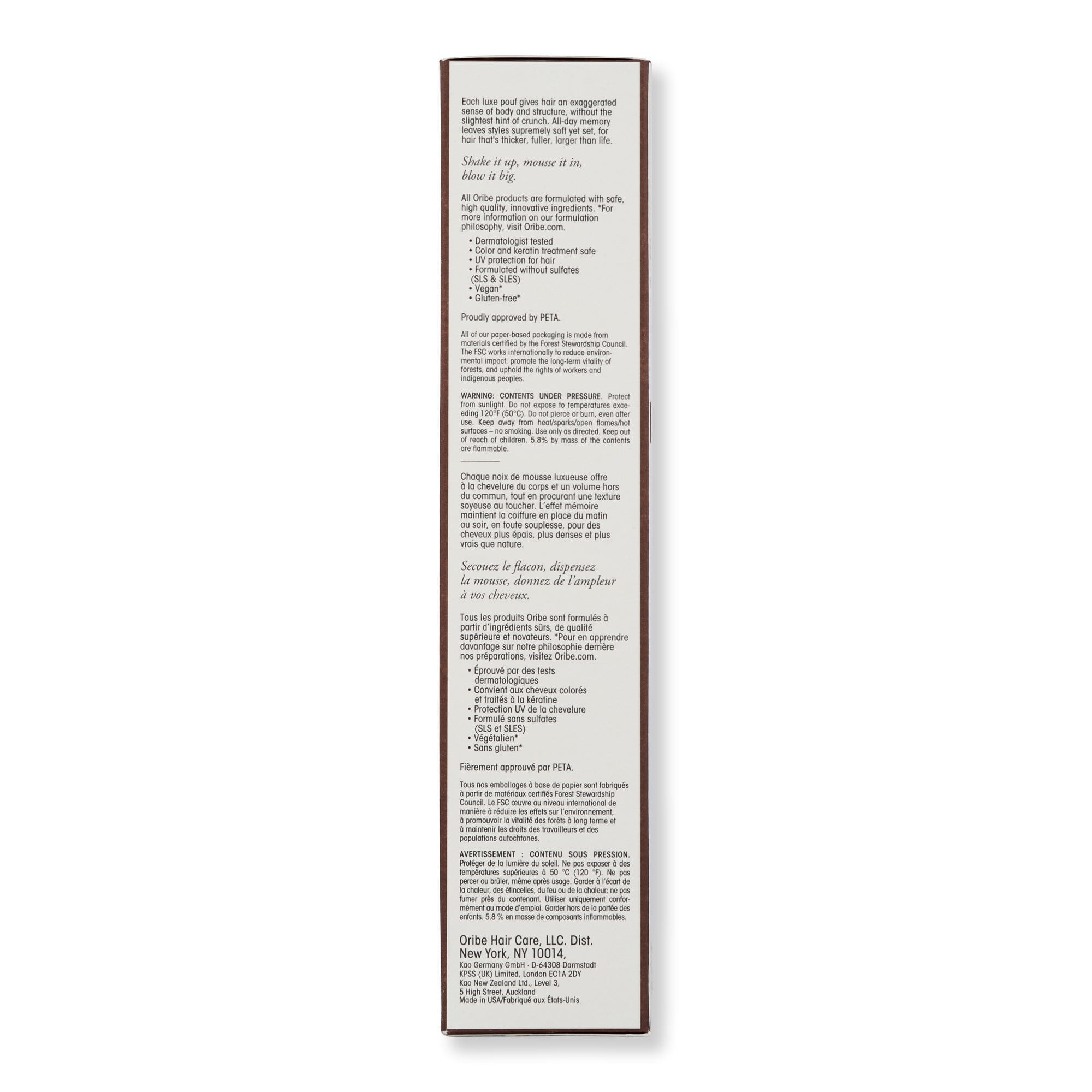 Oribe Oribe Grandiose Hair Plumping Mousse Mousses & Foams 