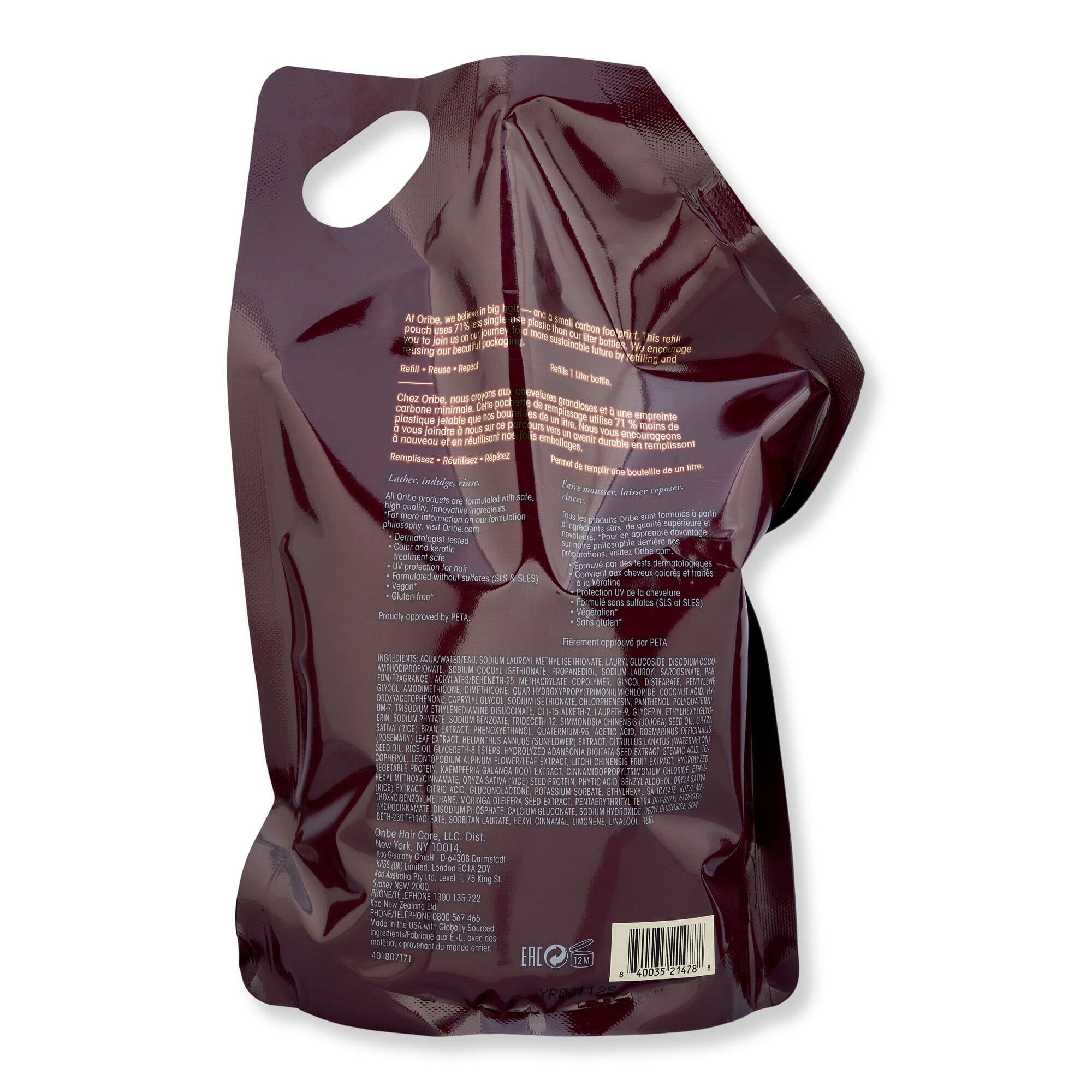 Oribe Oribe Shampoo for Beautiful Color Refill 33.8 oz 1 L Shampoos 