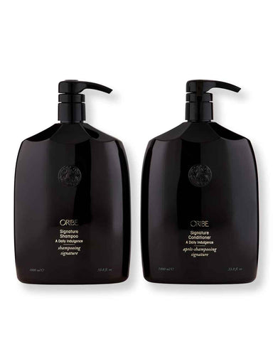 Oribe Oribe Signature Shampoo & Conditioner 33.8 oz Hair Care Value Sets 