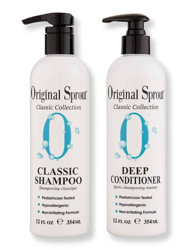 Original Sprout Original Sprout Natural Shampoo & Deep Conditioner 12 oz Hair Care Value Sets 