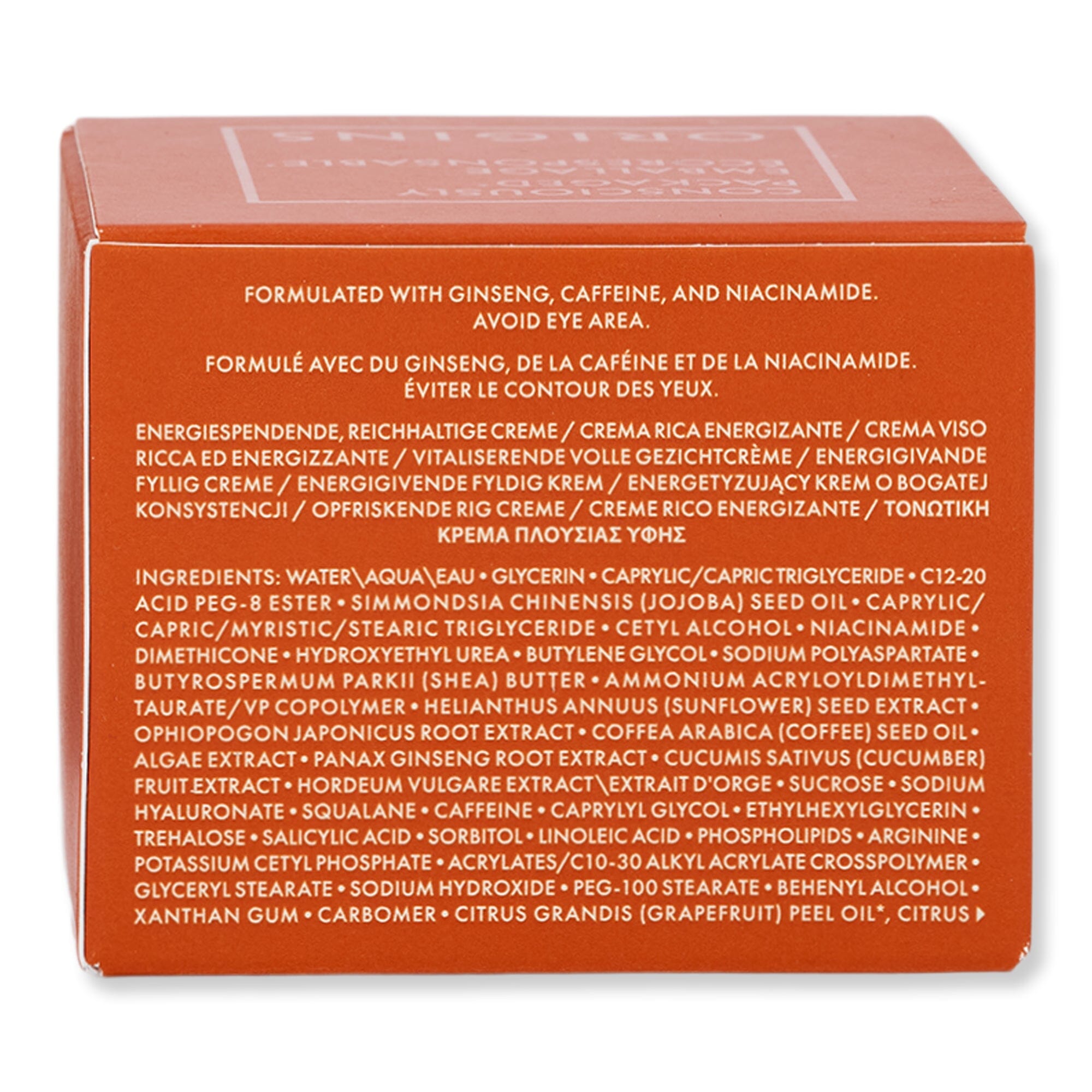 Origins Origins Ginzing Energizing Rich Cream Face Moisturizers 