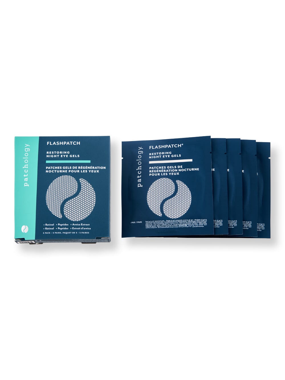 Patchology Patchology FlashPatch Restoring Night Eye Gels Eye Gels 5 Pairs 