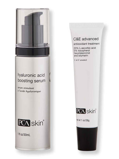 PCA Skin PCA Skin C&E Advanced with Hexylresorcinol & Silymarin 1 oz & Hyaluronic Acid Boosting Serum 1 oz Skin Care Treatments 