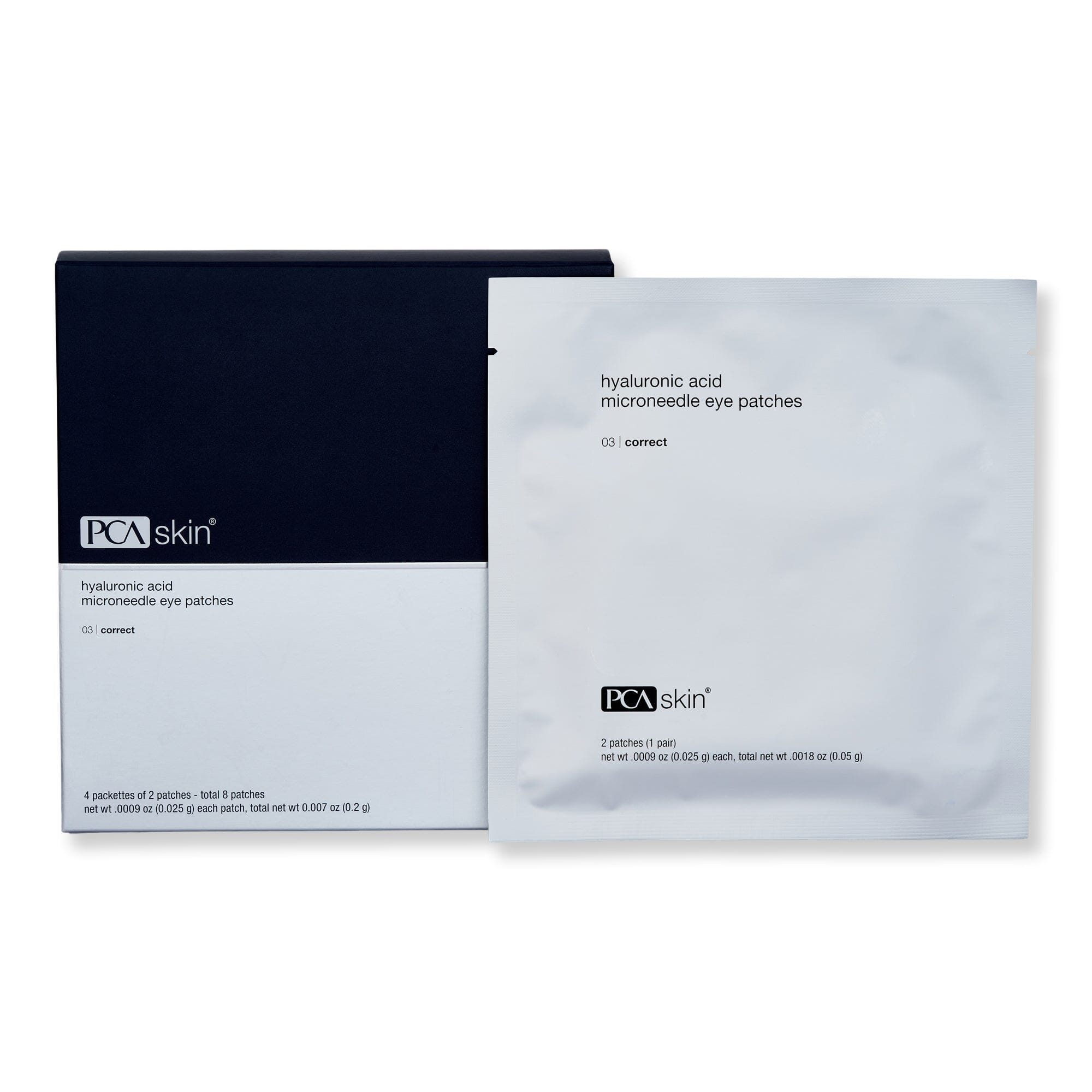PCA Skin PCA Skin Hyaluronic Acid Microneedle Eye Patches 4 Ct Eye Treatments 