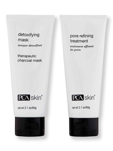 PCA Skin PCA Skin Pore Refining Treatment 2.1oz & Detoxifying Mask 2.1oz Skin Care Kits 