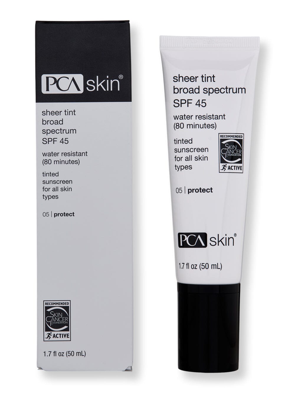 PCA Skin PCA Skin Sheer Tint Broad Spectrum SPF 45 1.7 oz 50 ml Face Sunscreens 