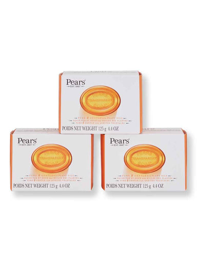 Pears Pears Transparent Soap Gentle Care 3 Ct 4.4 oz Bar Soaps 