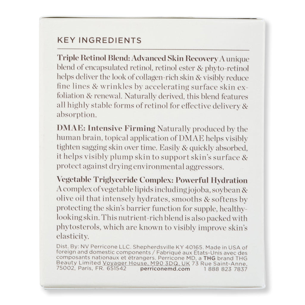 Perricone MD Perricone MD High Potency Retinol Recovery Overnight Moisturizer Night Creams 