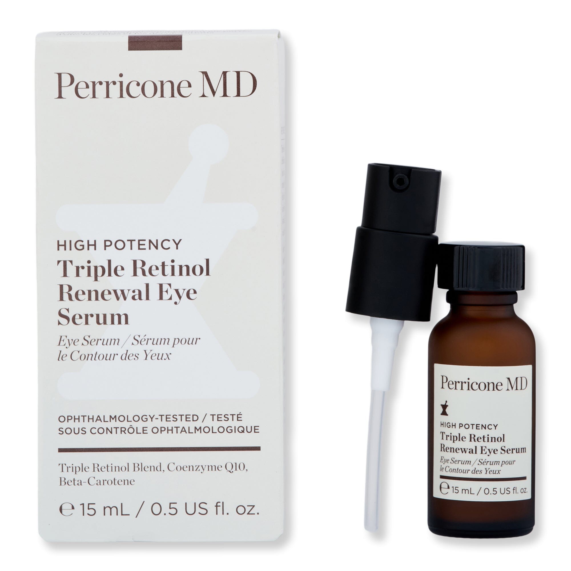 Perricone MD Perricone MD High Potency Triple Retinol Renewal Eye Serum 0.5 oz 15 ml 110N Tinted Moisturizers & Foundations 