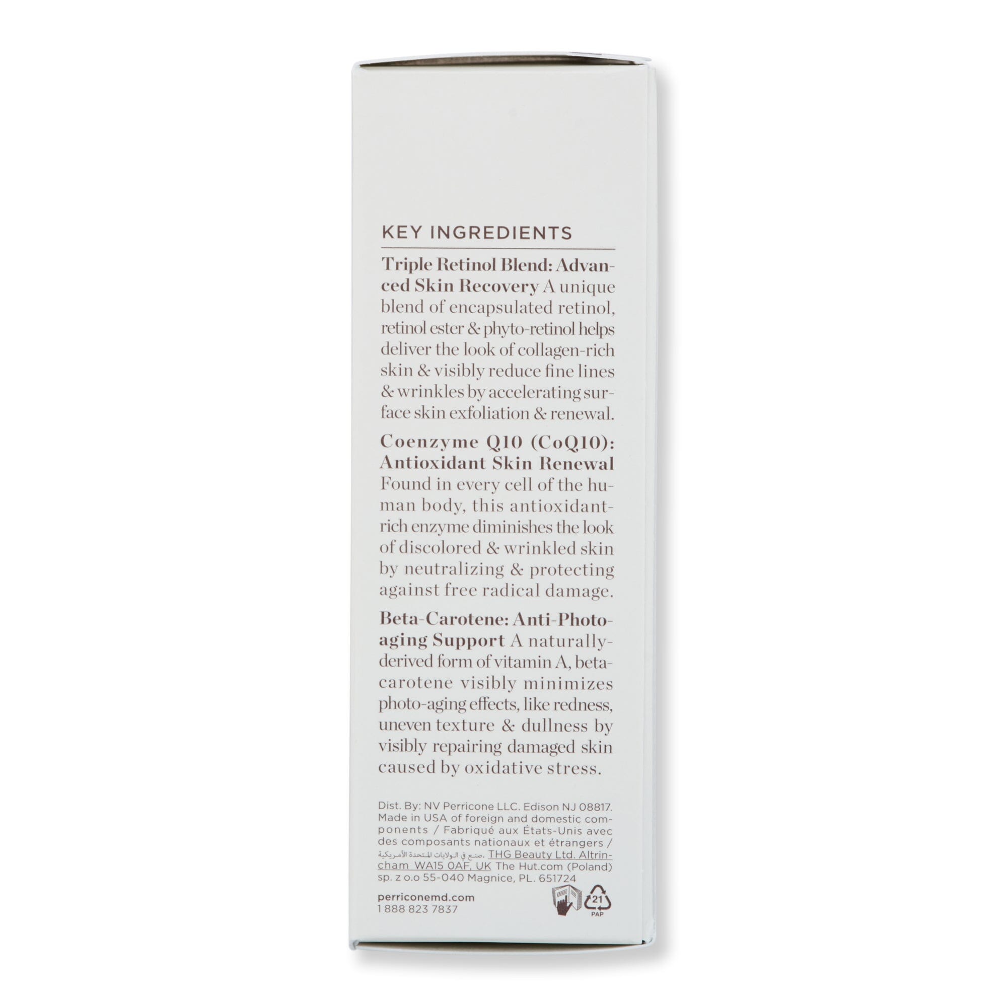 Perricone MD Perricone MD High Potency Triple Retinol Renewal Eye Serum 0.5 oz 15 ml 110N Tinted Moisturizers & Foundations 