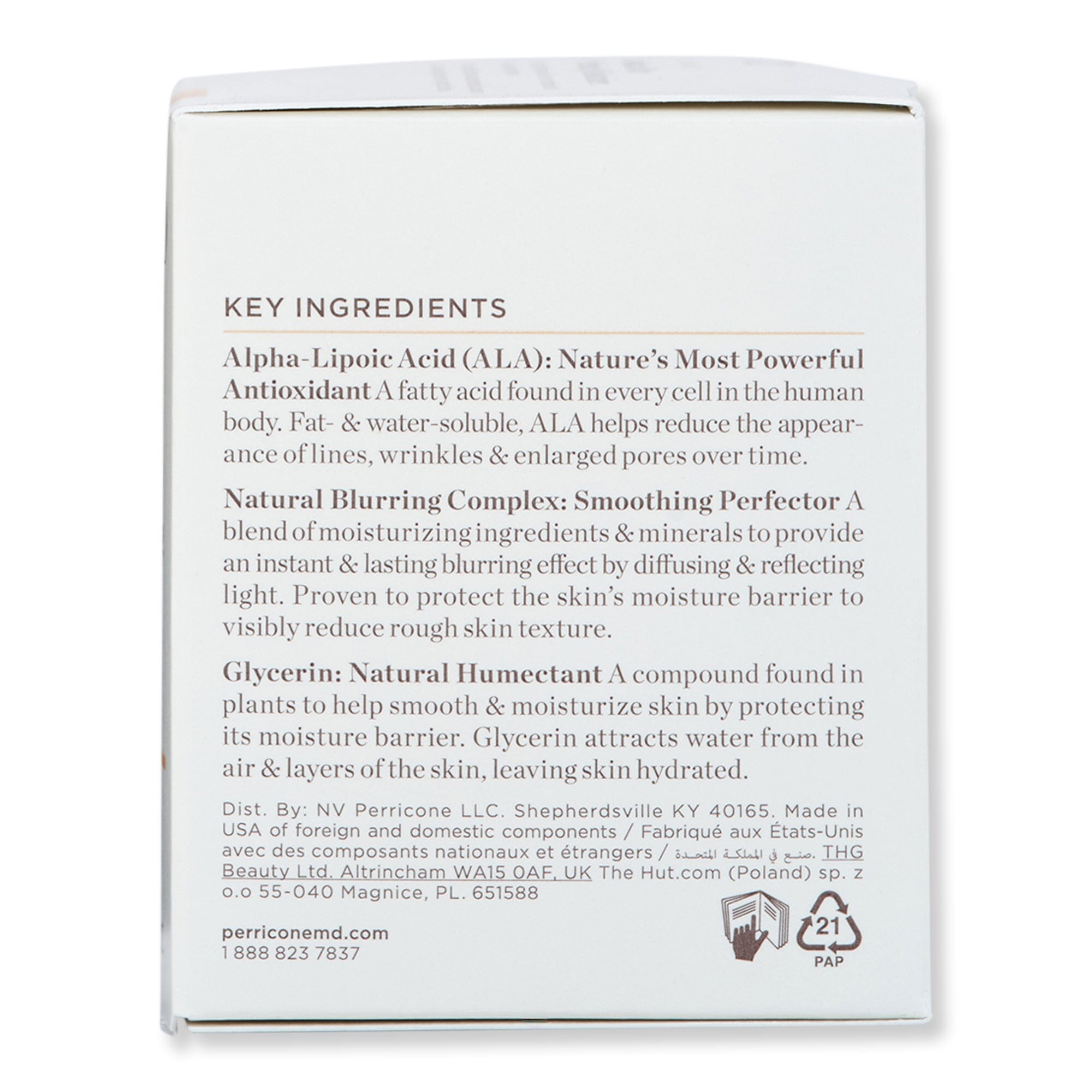 Perricone MD Perricone MD No Makeup Instant Blur Priming Moisturizer 1 oz 30 ml 113C Tinted Moisturizers & Foundations 