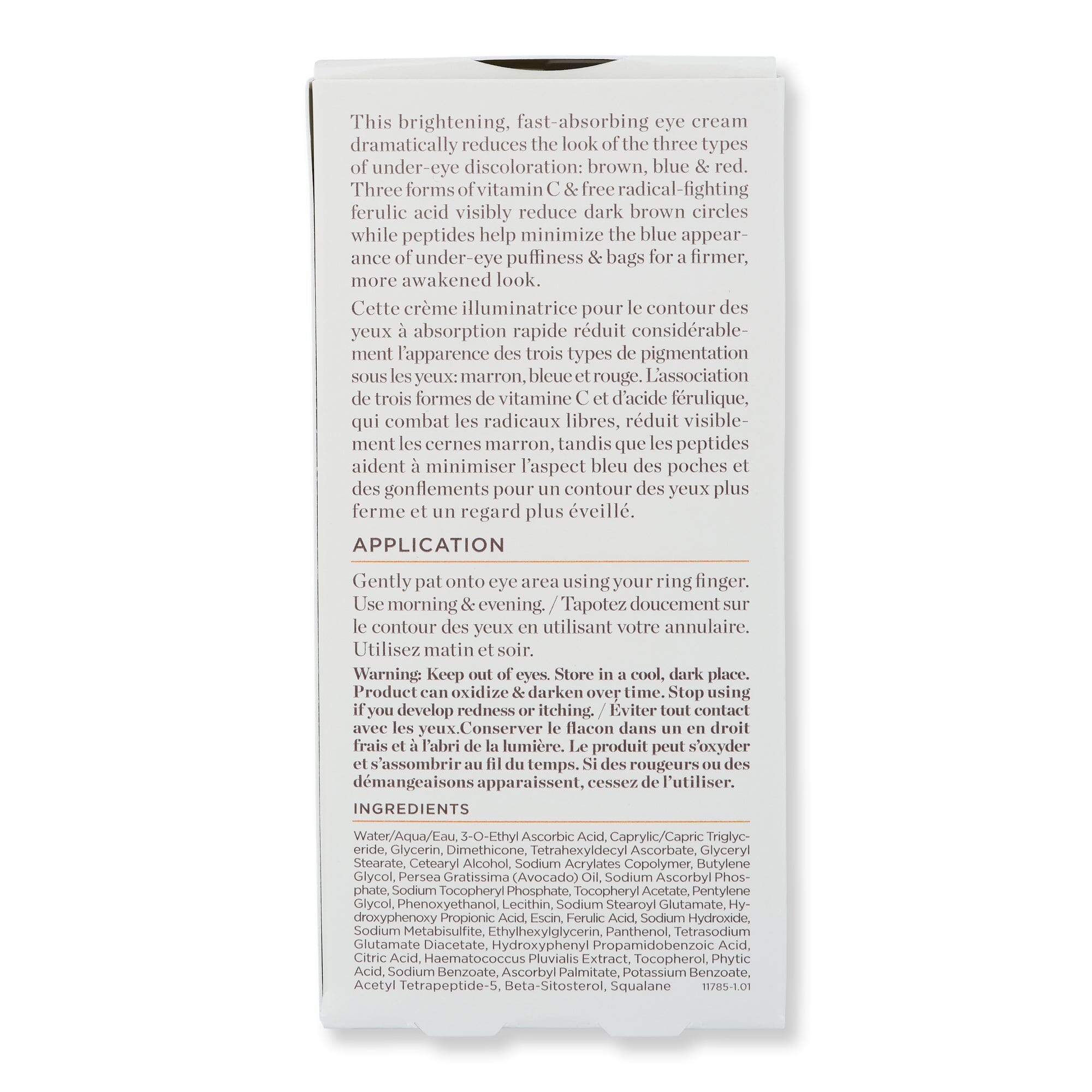 Perricone MD Perricone MD Vitamin C Ester CCC + Ferulic Brightening Under-Eye Cream 0.5 oz 15 ml Eye Creams 