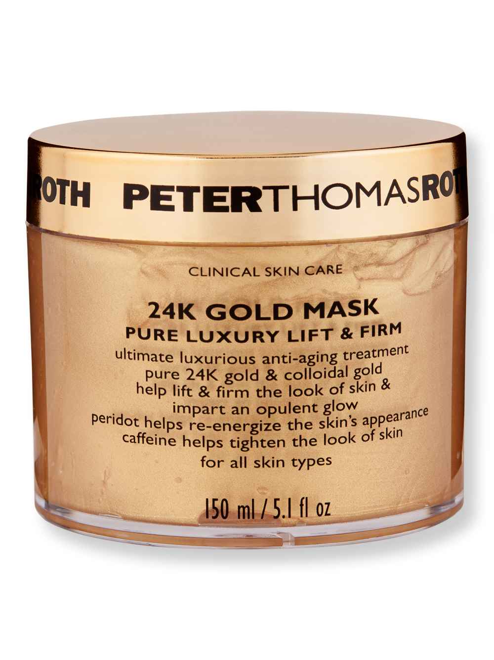 Peter Thomas Roth Peter Thomas Roth 24K Gold Mask Pure Luxury Lift & Firm 5.1 fl oz150 ml Face Masks 