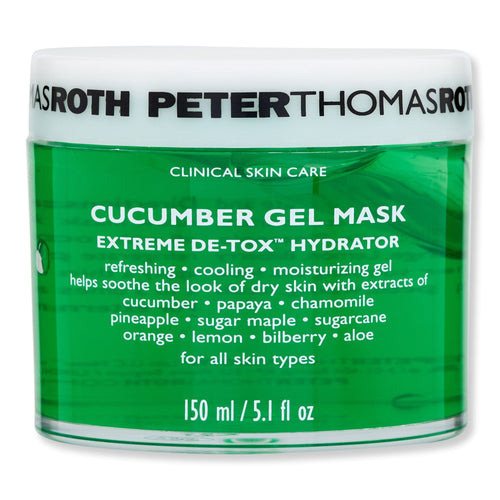 Peter Thomas Roth Peter Thomas Roth Cucumber Gel Mask Extreme De-Tox Hydrator Face Masks 5 oz / 150 ml 