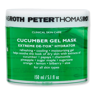 Peter Thomas Roth Peter Thomas Roth Cucumber Gel Mask Extreme De-Tox Hydrator Face Masks 5 oz / 150 ml 