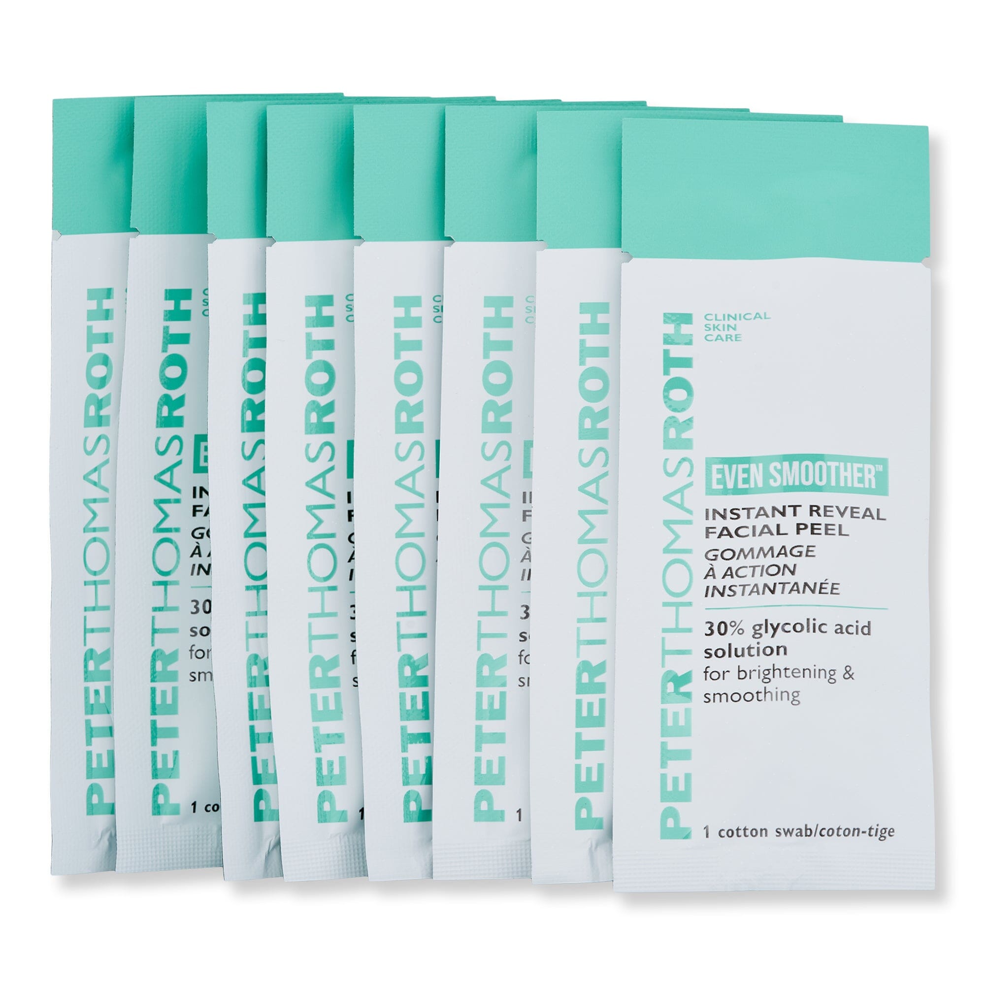 Peter Thomas Roth Peter Thomas Roth Even Smoother Instant Reveal Facial Peel Exfoliators & Peels 8 Ct 