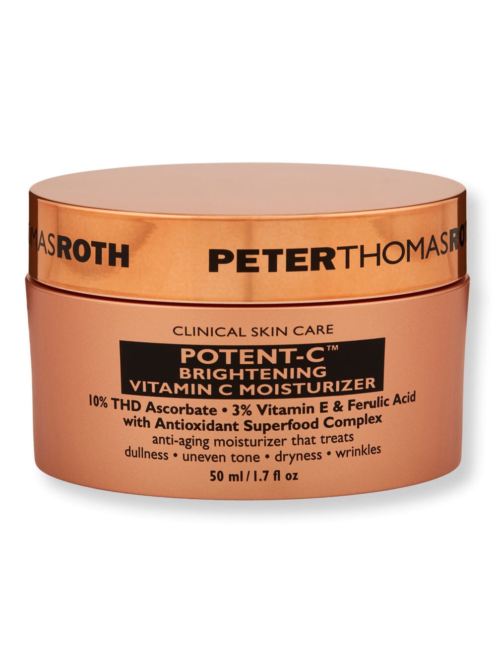 Peter Thomas Roth Peter Thomas Roth Potent-C Brightening Vitamin C Moisturizer 1.7 oz 50 ml Face Moisturizers 