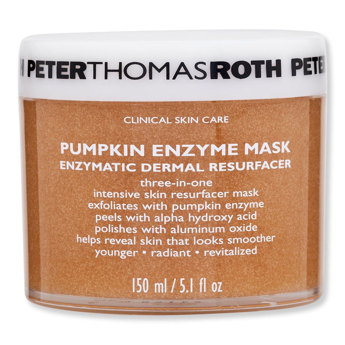 Peter Thomas Roth Peter Thomas Roth Pumpkin Enzyme Mask Enzymatic Dermal Resurfacer Face Masks 5.1 fl oz / 150 ml 