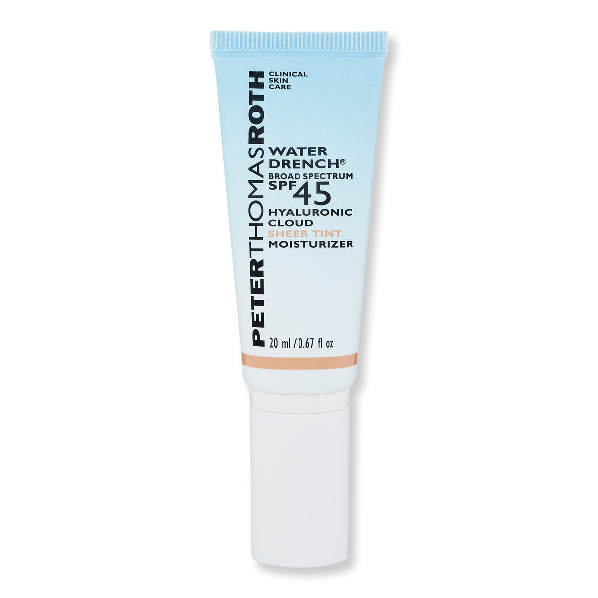 Peter Thomas Roth Peter Thomas Roth Water Drench Broad Spectrum SPF 45 Hyaluronic Cloud Sheer Tint Moisturizer Tinted Moisturizers & Foundations 20 ml 
