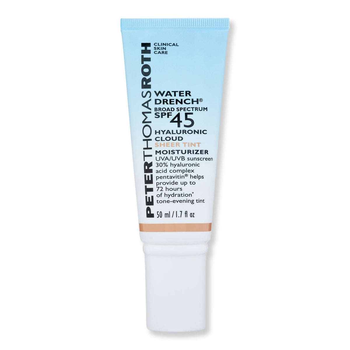 Peter Thomas Roth Peter Thomas Roth Water Drench Broad Spectrum SPF 45 Hyaluronic Cloud Sheer Tint Moisturizer Tinted Moisturizers & Foundations 50 ml 
