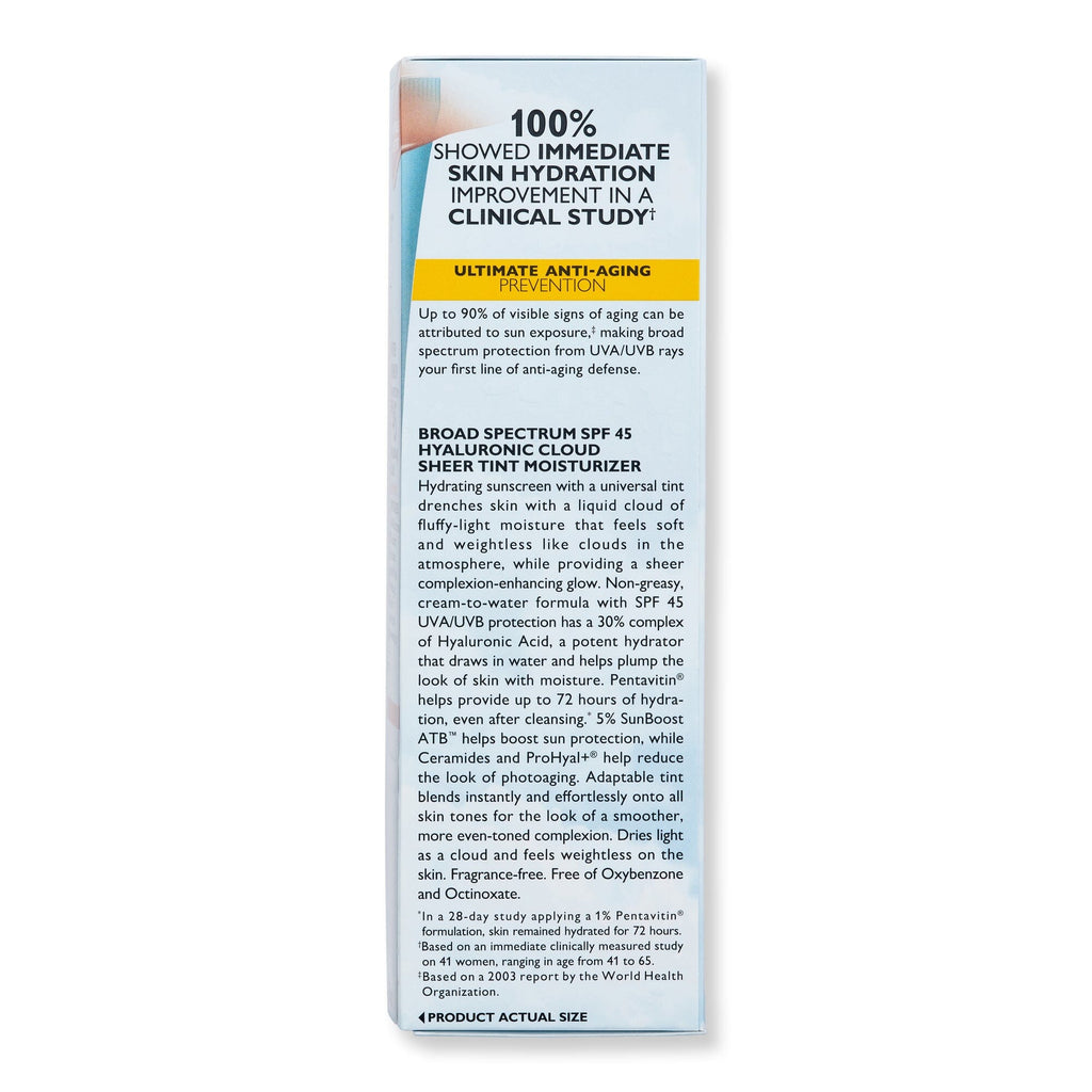 Peter Thomas Roth Peter Thomas Roth Water Drench Broad Spectrum SPF 45 Hyaluronic Cloud Sheer Tint Moisturizer Tinted Moisturizers & Foundations 