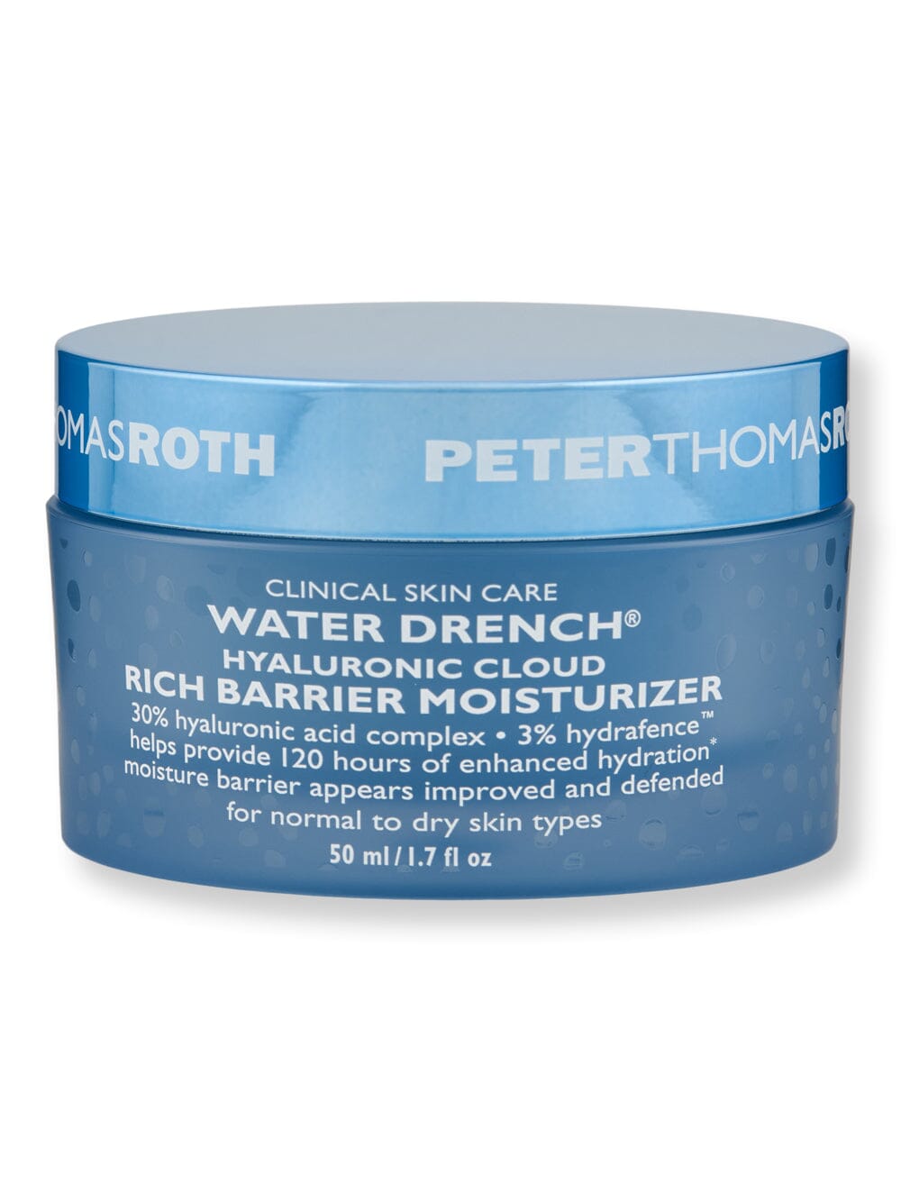 Peter Thomas Roth Peter Thomas Roth Water Drench Hyaluronic Cloud Rich Barrier Moisturizer 1.7 fl oz 50 ml Face Moisturizers 