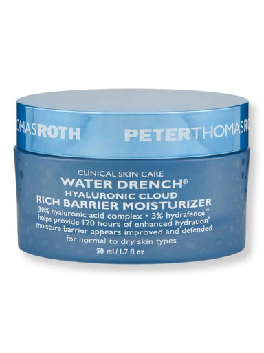 Peter Thomas Roth Peter Thomas Roth Water Drench Hyaluronic Cloud Rich Barrier Moisturizer 1.7 fl oz50 ml Face Moisturizers 