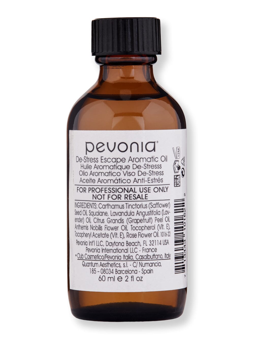 Pevonia Pevonia De-Stress Escape Aromatic Oil Body Lotions & Oils 2 oz 