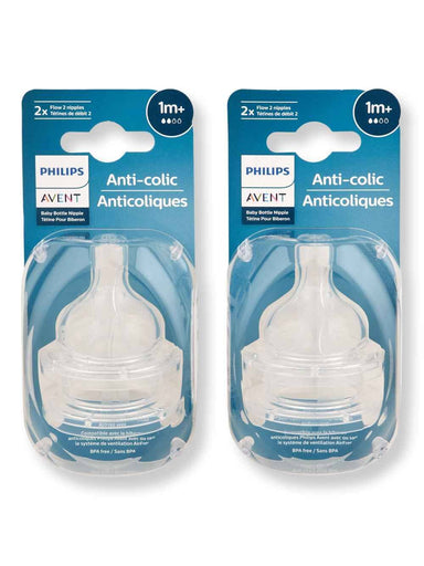 Philips Avent Philips Avent Anti-Colic Baby Bottle Slow Flow Nipple 4 Ct Baby Bottles 