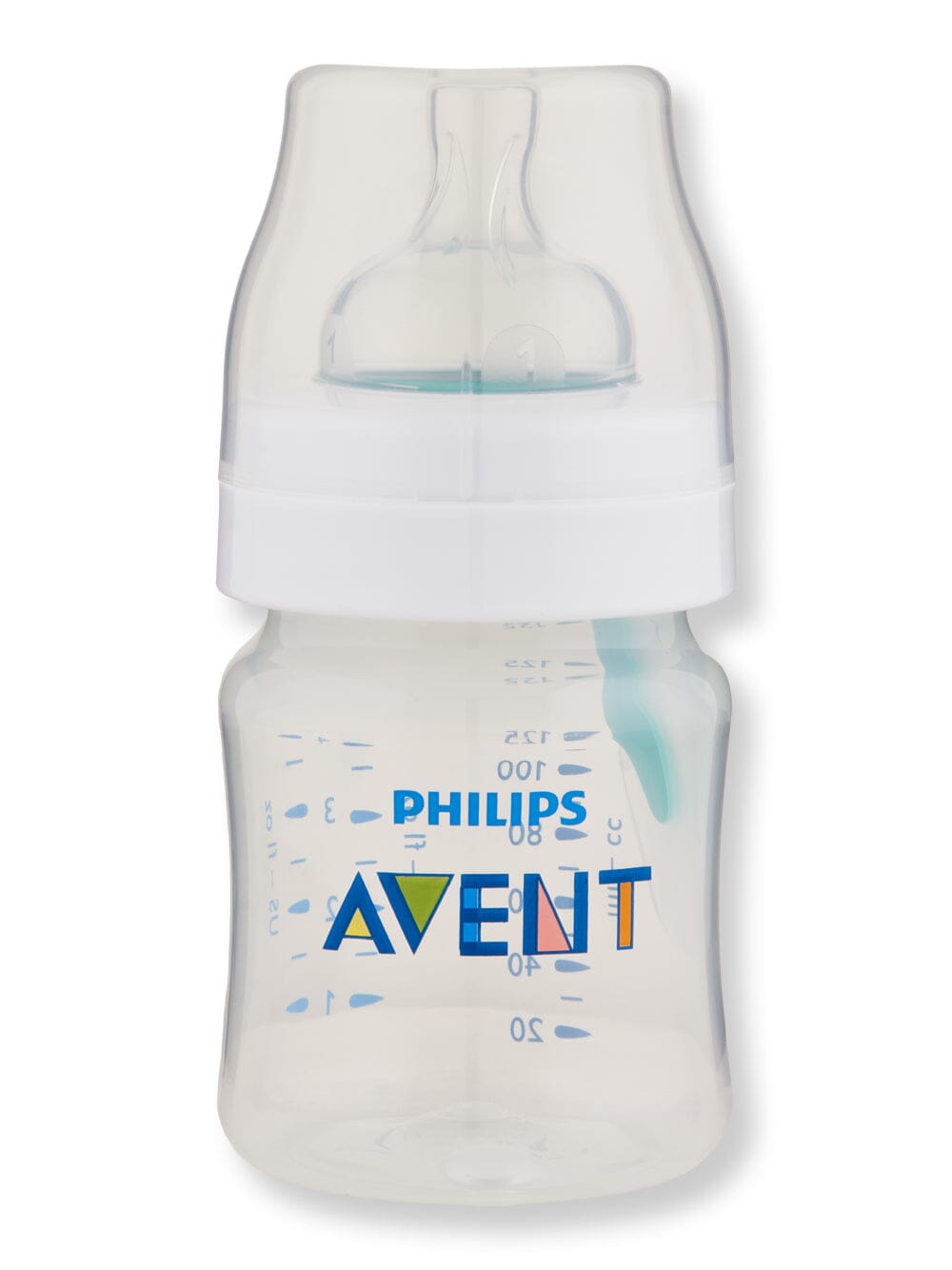 Philips Avent Philips Avent Anti-Colic Baby Bottle With AirFree Vent Clear 4 oz Baby Bottles 
