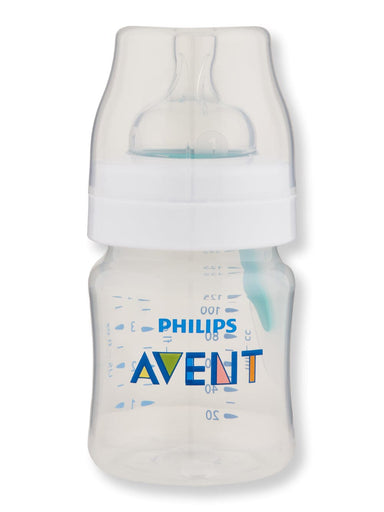 Philips Avent Philips Avent Anti-Colic Baby Bottle With AirFree Vent Clear 4 oz Baby Bottles 