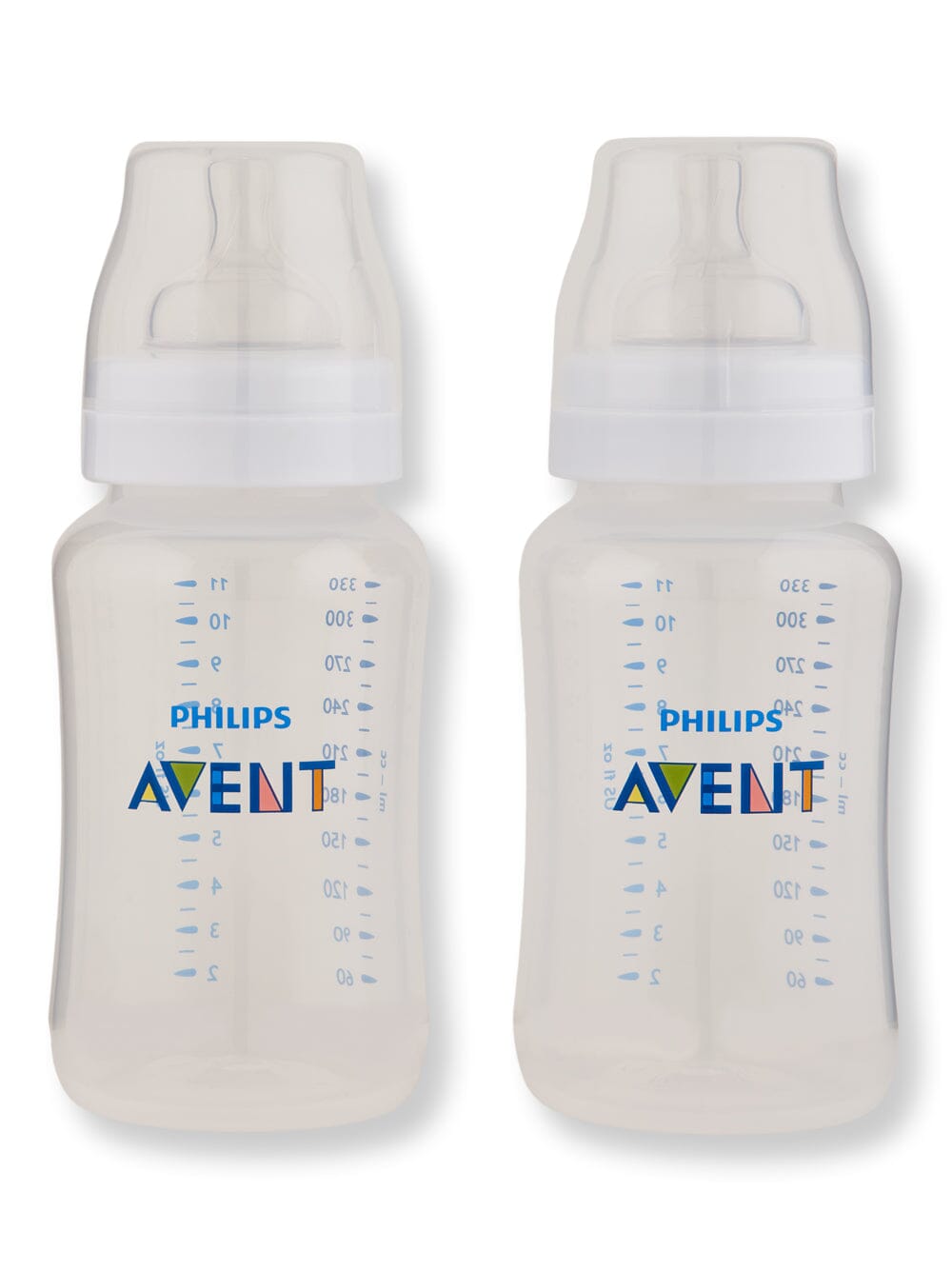 Philips Avent Philips Avent Anti-Colic Baby Bottles Clear Baby Bottles 11 oz 2 Ct 