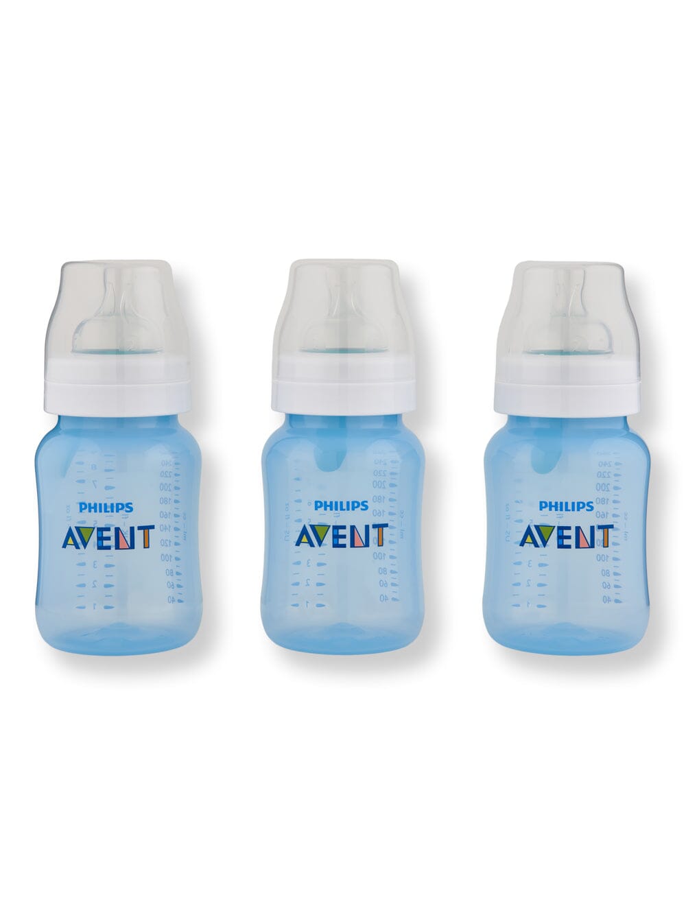 Philips Avent Philips Avent Anti-Colic Bottle With AirFree Vent Blue Baby Bottles 9 oz 3 Ct 