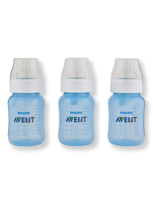 Philips Avent Philips Avent Anti-Colic Bottle With AirFree Vent Blue Baby Bottles 9 oz 3 Ct 