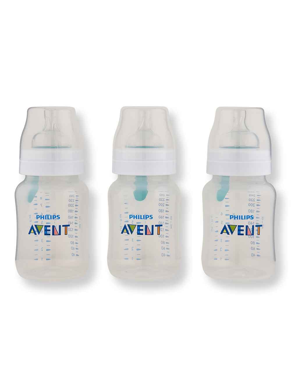 Philips Avent Philips Avent Anti-Colic Bottle With AirFree Vent Clear 9 oz 3 Ct Baby Bottles 