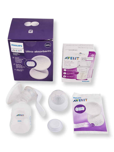 Philips Avent Philips Avent Breast Pump Manual, Breast Milk Storage Bags 6 oz 50 Ct, & Maximum Comfort Disposable Breast Pads 100 Ct Breast Pumps 