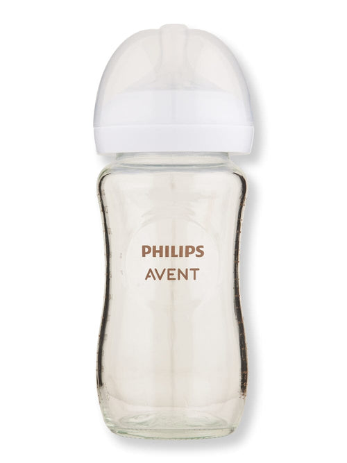 Philips Avent Philips Avent Glass Natural Baby Bottle With Natural Response Nipple Baby Bottles 8 oz 
