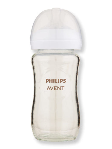 Philips Avent Philips Avent Glass Natural Baby Bottle With Natural Response Nipple Baby Bottles 8 oz 