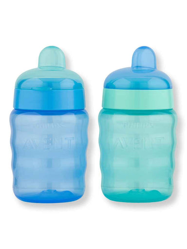 Philips Avent Philips Avent My Easy Sippy Cup Blue & Green 9 oz 2 Ct Sippy Cups & Mugs 