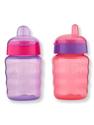 Philips Avent Philips Avent My Easy Sippy Cup Pink & Purple 9 oz 2 Ct Sippy Cups & Mugs 