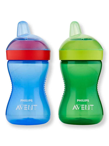 Philips Avent Philips Avent My Grippy Spout Cup Blue & Green 10 oz 2 Ct Sippy Cups & Mugs 