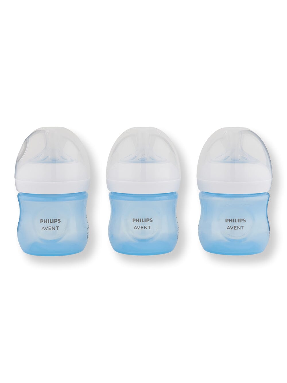 Philips Avent Philips Avent Natural Baby Bottle With Natural Response Nipple Blue Baby Bottles 4 oz 3 Ct 