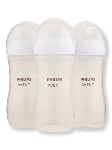 Philips Avent Philips Avent Natural Baby Bottle With Natural Response Nipple Clear 11 oz 3 Ct Baby Bottles 