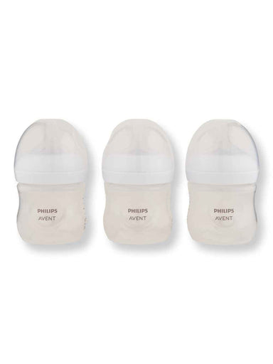 Philips Avent Philips Avent Natural Baby Bottle With Natural Response Nipple Clear 4 oz 3 Ct Baby Bottles 