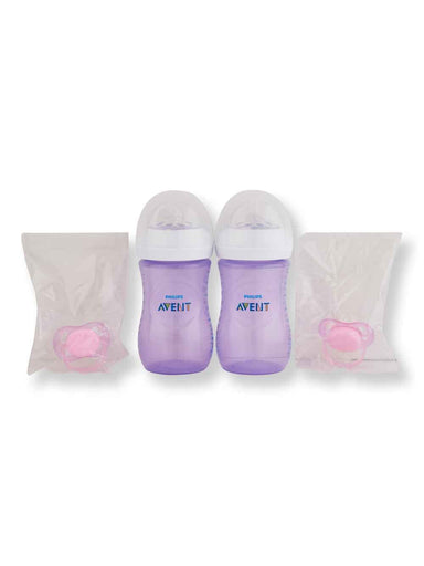 Philips Avent Philips Avent Natural Baby Bottle with Natural Response Nipple Purple Baby Gift Set Maternity & Baby Value Sets 