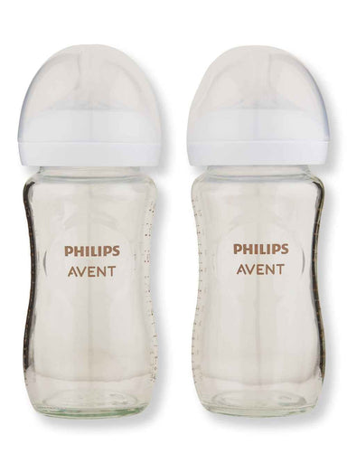 Philips Avent Philips Avent Natural Glass Baby Bottle 2 Ct 8 oz Baby Bottles 