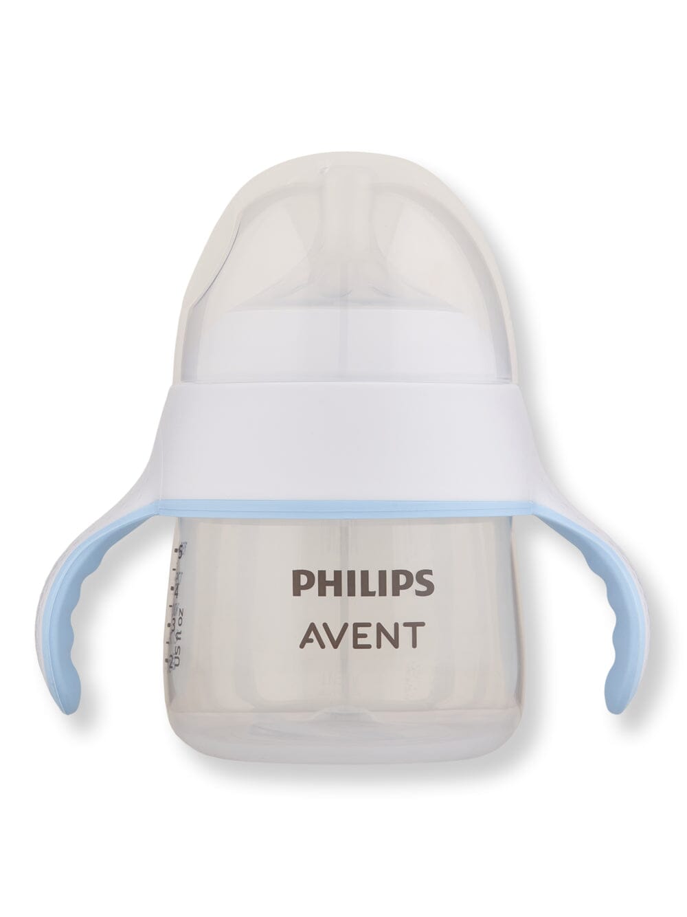 Philips Avent Philips Avent Natural Trainer Sippy Cup with Fast Flow Nipple & Soft Spout Clear Sippy Cups & Mugs 5 oz 
