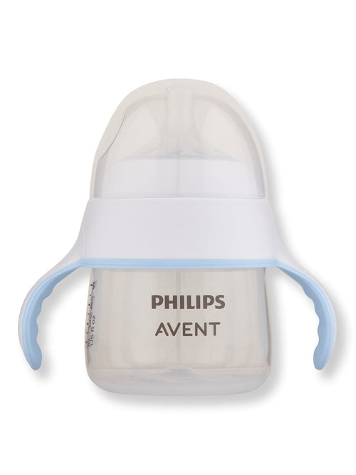 Philips Avent Philips Avent Natural Trainer Sippy Cup with Fast Flow Nipple & Soft Spout Clear Sippy Cups & Mugs 5 oz 