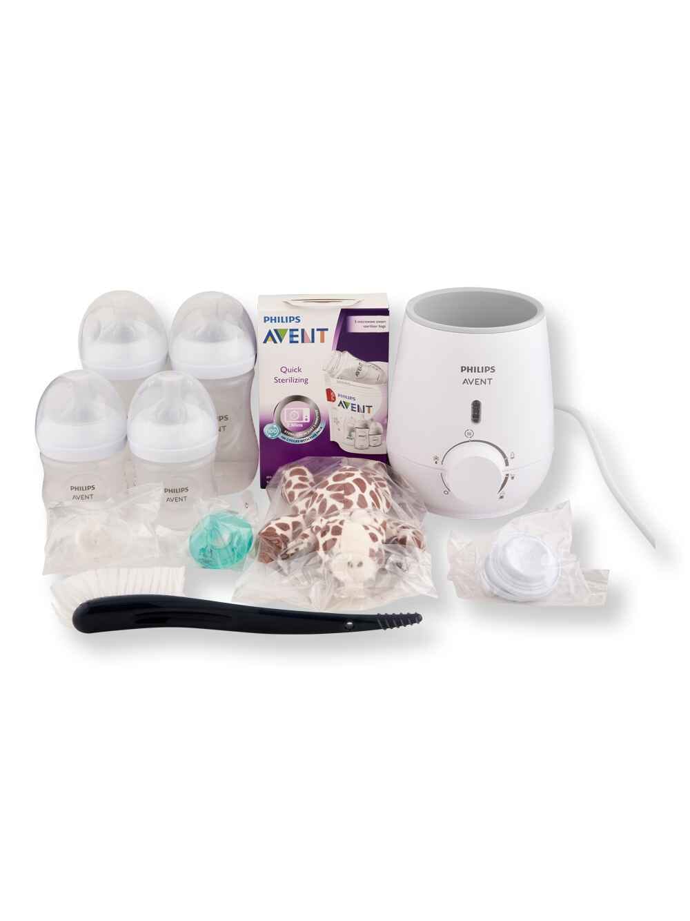 Philips Avent Philips Avent Natural with Natural Response Nipple All In One Gift Set With Snuggle Giraffe Maternity & Baby Value Sets 